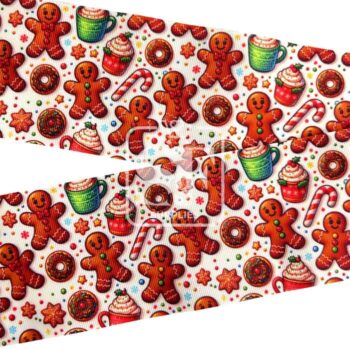 Yarda de Estampado 7.5cm Hot Cocoa and Cookies