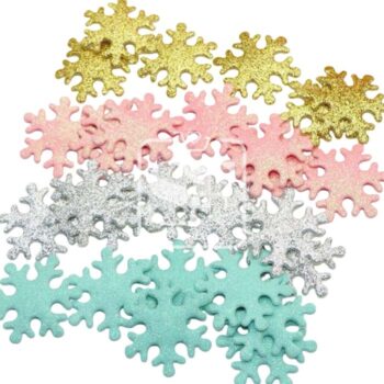 Kit de 8 Parches Copos Glitter