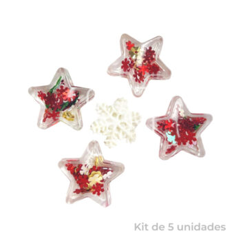 Kit de 5 Resinas de Estrellas y Copito