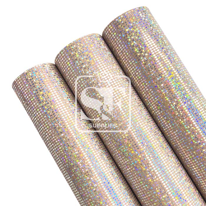 Tramo de Vinil Bola de Cristal Dorada