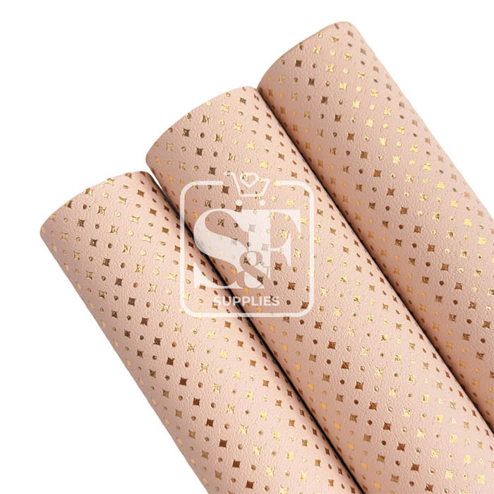 Tramo de Vinil Maquillaje Destellos Dorados