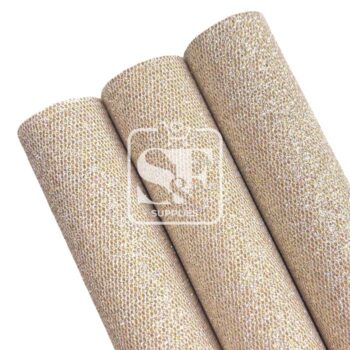 Tramo de Vinil Mini Glitter Oro Light