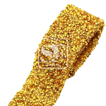 Metro de Cristales 2.8cm Dorados