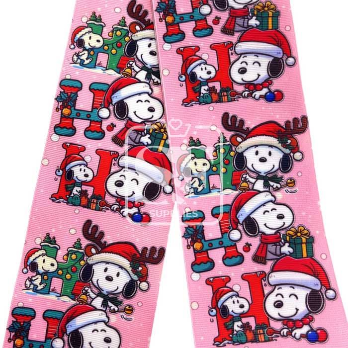 Yarda de Estampado 7.5cm Hohoho Snoopy
