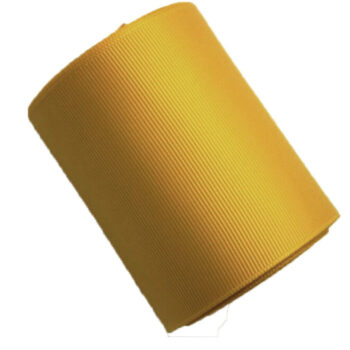 Yarda de Listón Acordonado 7.5cm Oro