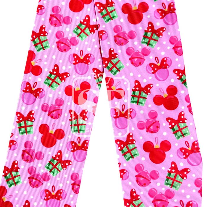 Yarda de Estampado 7.5cm Rosa Regalos Minnie