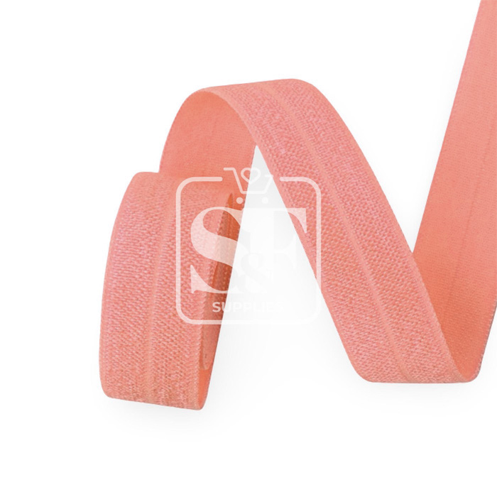 Yarda de Bies Elástico Salmón