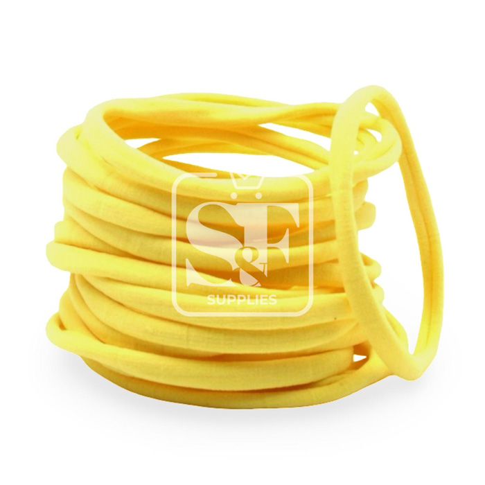 Bandita Elástica de Nylon Amarilla