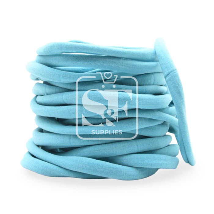 Bandita Elástica de Nylon Cielo