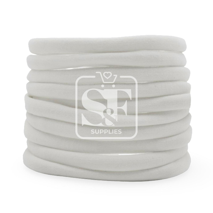 Bandita Elástica de Nylon Blanca