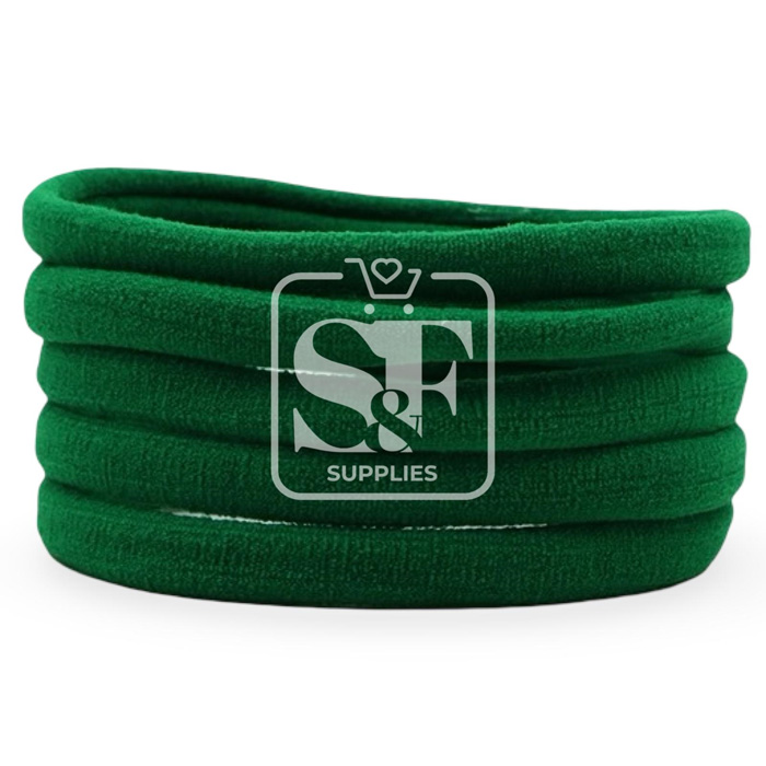 Bandita Elástica de Nylon Verde Bandera