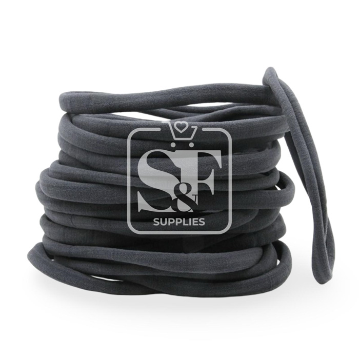 Bandita Elástica de Nylon Gris