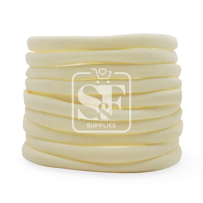 Bandita Elástica de Nylon Ivory