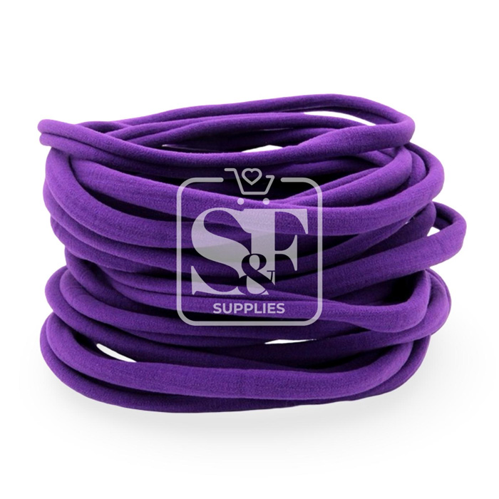 Bandita Elástica de Nylon Morada