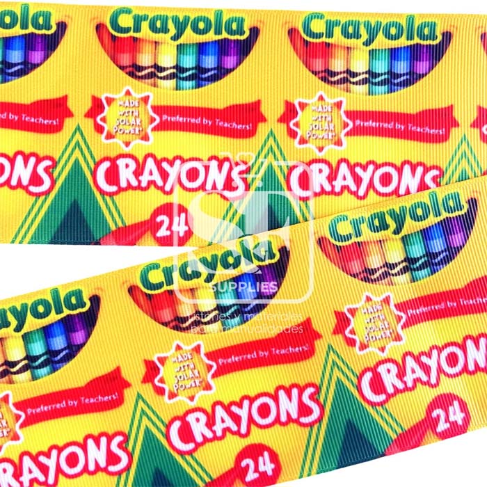 Yarda de Estampado 7.5cm Crayons 24