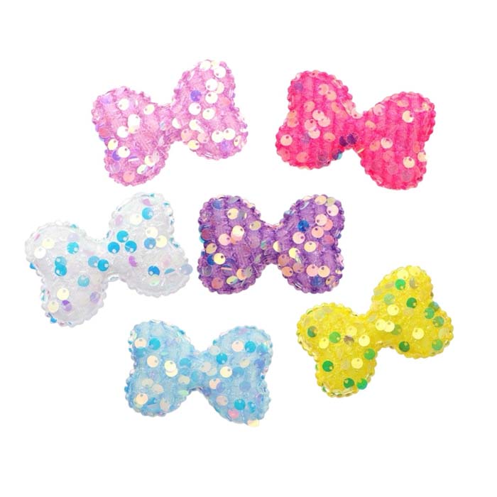 Kit de 6 Parches Moños de Lentejuela