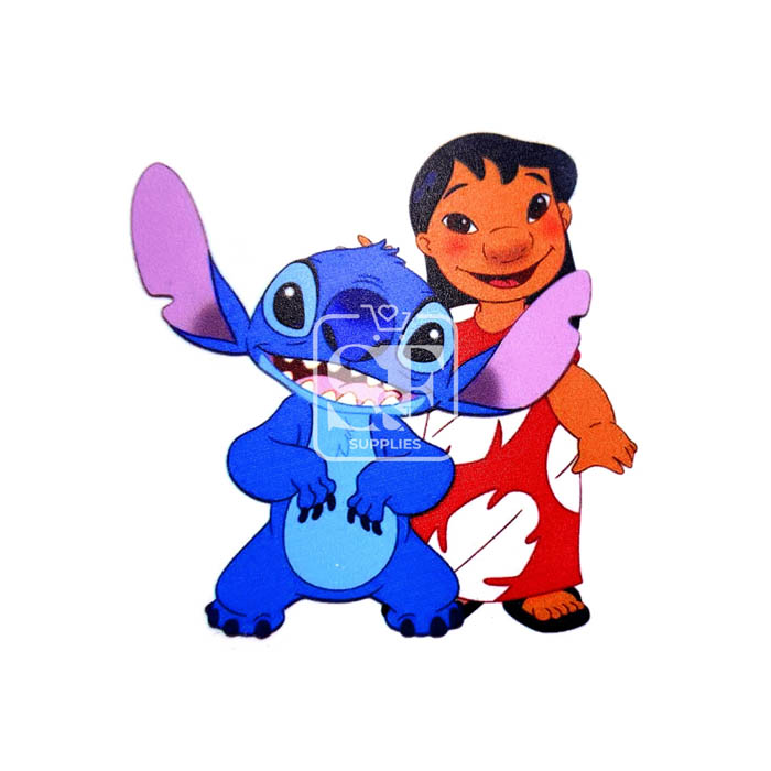 Resina Plana Lilo y Stitch