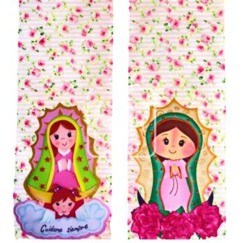 Tira de Listón 7.5cm Virgencita Cuidame Siempre