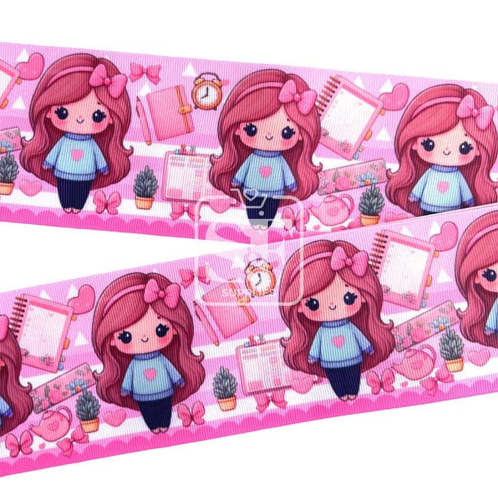 Yarda de Estampado 7.5cm Girl Student