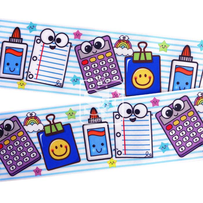 Yarda de Estampado 7.5cm Líneas Colección Escolar