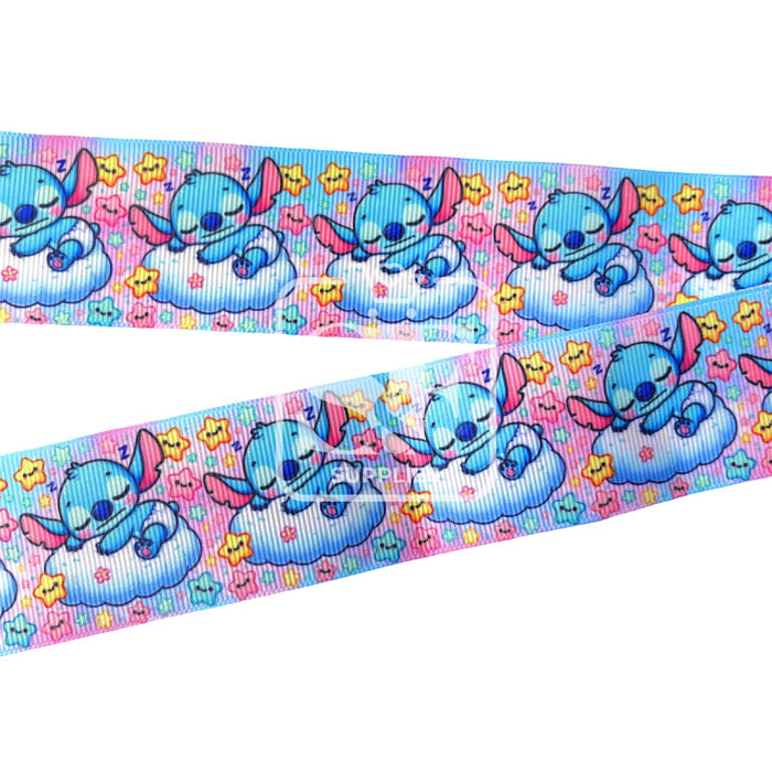 Yarda de Estampado 3.8cm Stitch Durmiendo