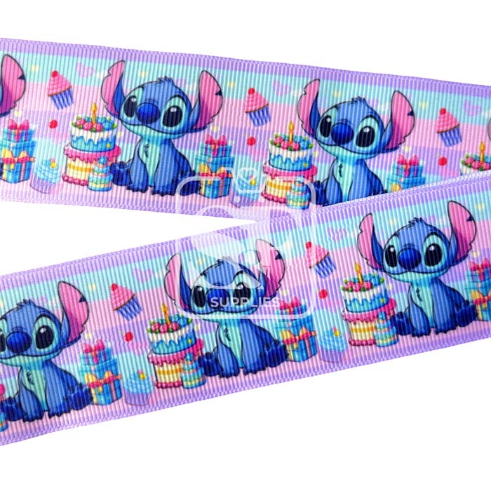 Yarda de Estampado 3.8cm Stitch Postres