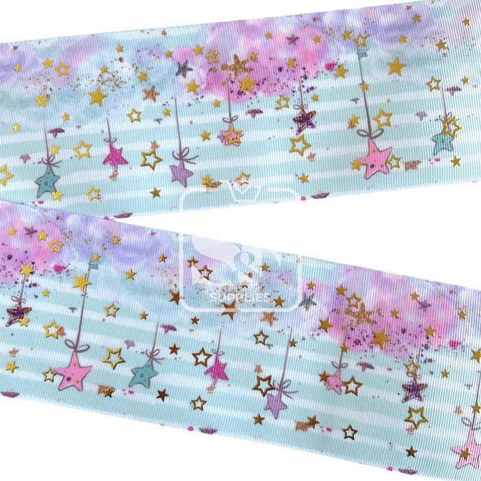 pastelhologramaconestrellas