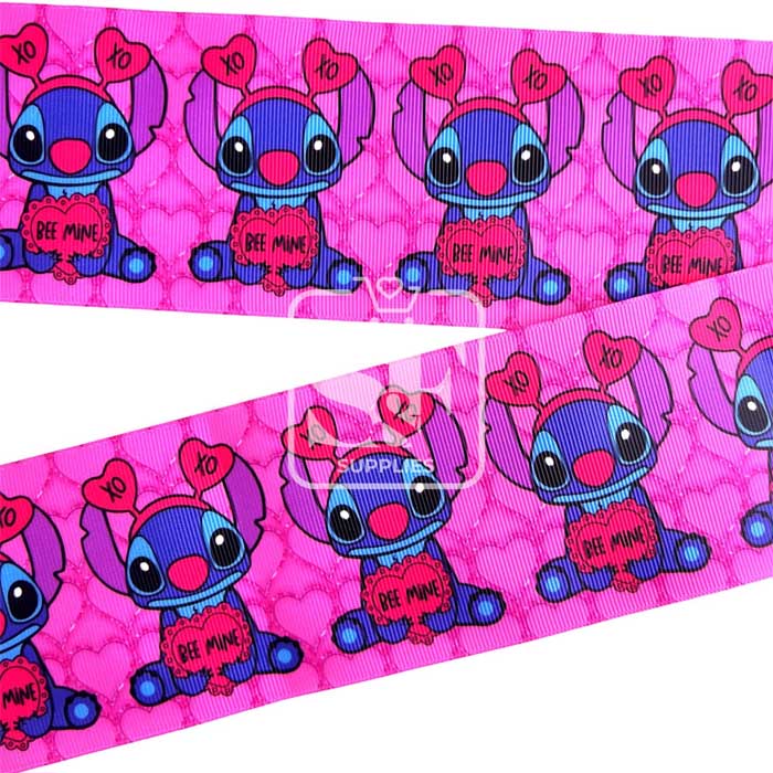 Yarda de Estampado 7.5cm Stitch Bee Mine