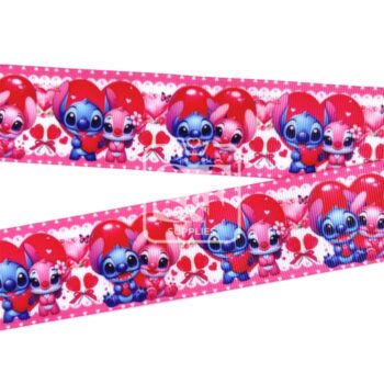 Yarda de Estampado 3.8cm Stitch y Angela Love