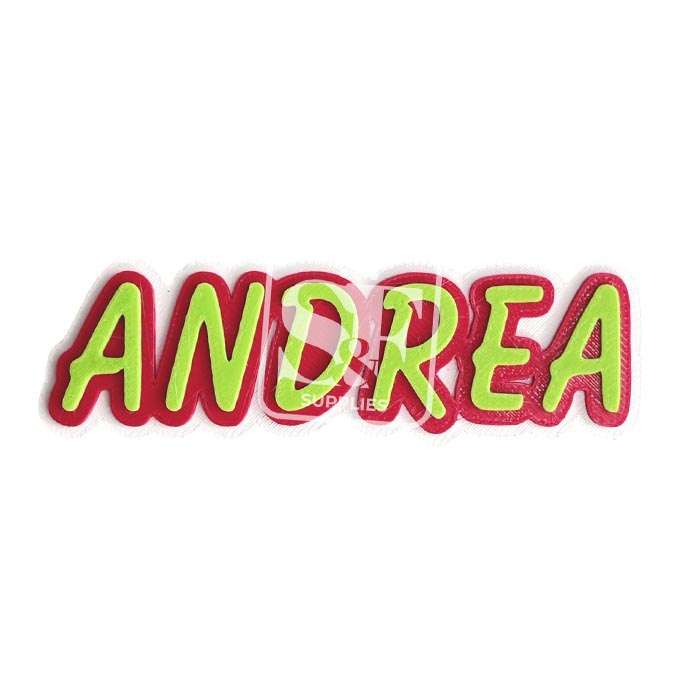 Nombre Personalizado 3D - Andrea