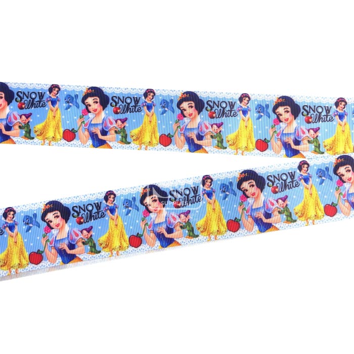 Yarda de Estampado 3.8cm Blancanieves Orilla de Encaje