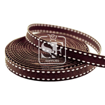 Yarda Acordonado 1cm Café con costura