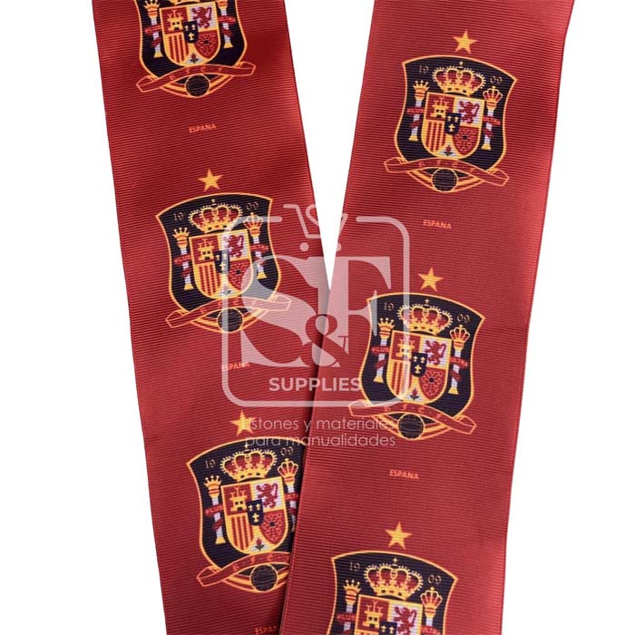 Yarda Estampado 7.5cm Selección Española